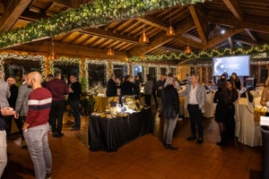 sala per eventi natalizi